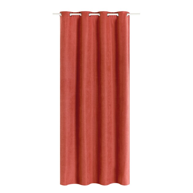 Rideau thermique KINLEY coloris poterie 140 x 260 cm