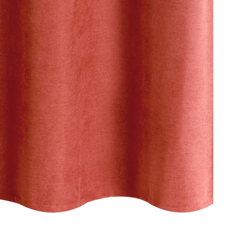 Rideau thermique KINLEY coloris poterie 140 x 260 cm