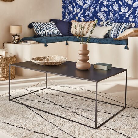 Table basse OTIS coloris noir 110 x 60 cm