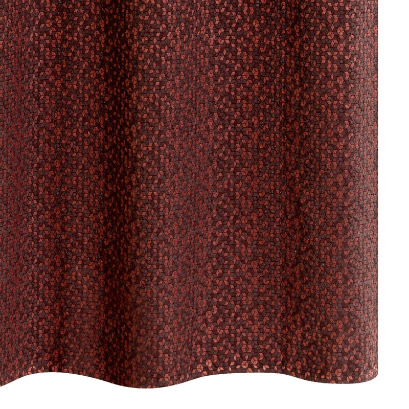 Rideau AROY coloris chocolat 140 x 260 cm
