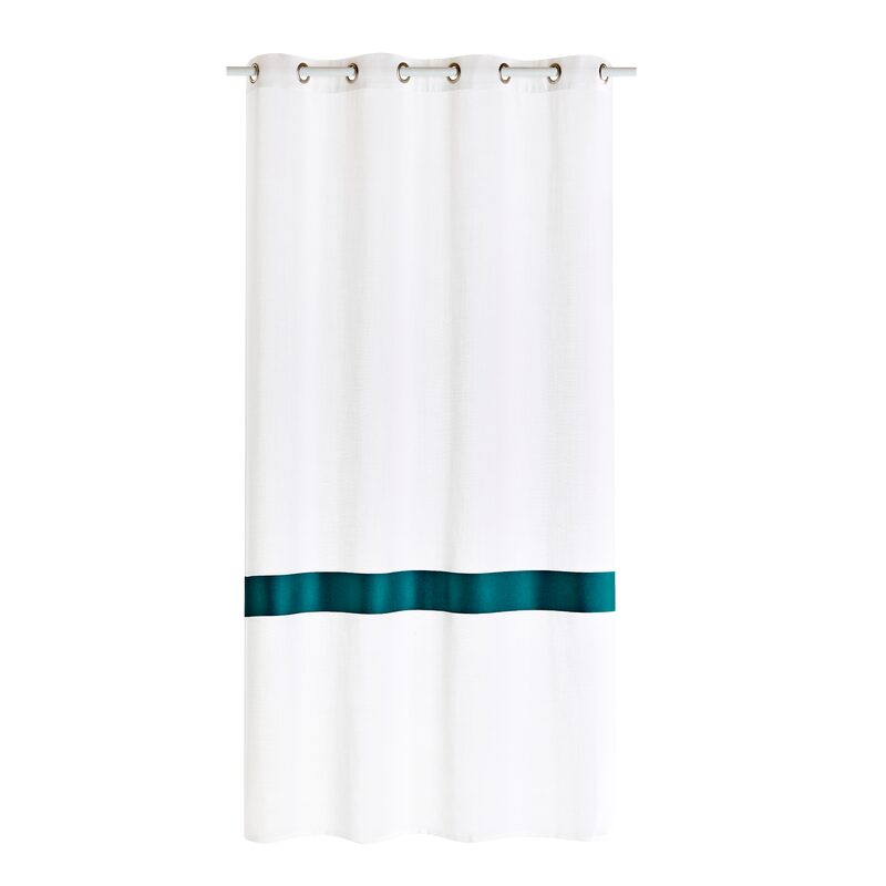 Voilage SODAD coloris paon 140 x 240 cm