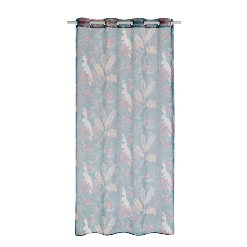 Voilage WAYAGA coloris vert 140 x 250 cm