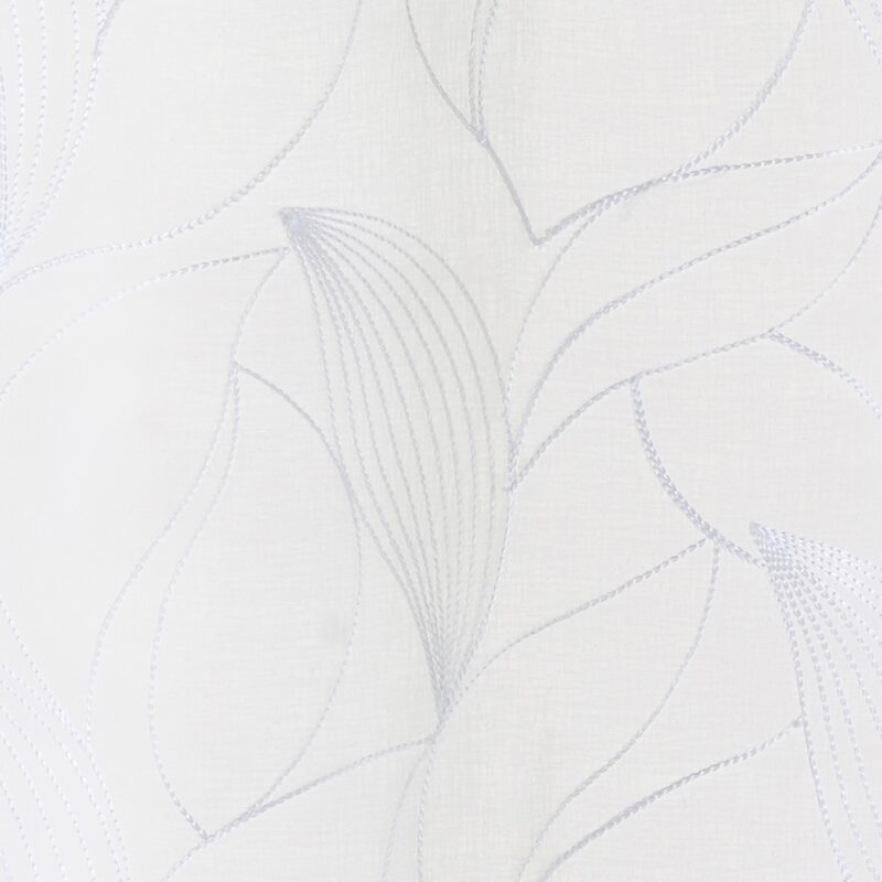 Voilage ALOHA coloris blanc 140 x 250 cm
