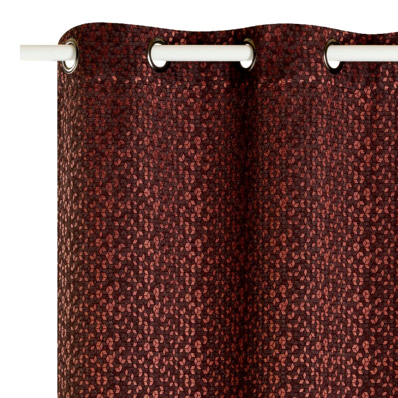 Rideau AROY coloris chocolat 140 x 260 cm