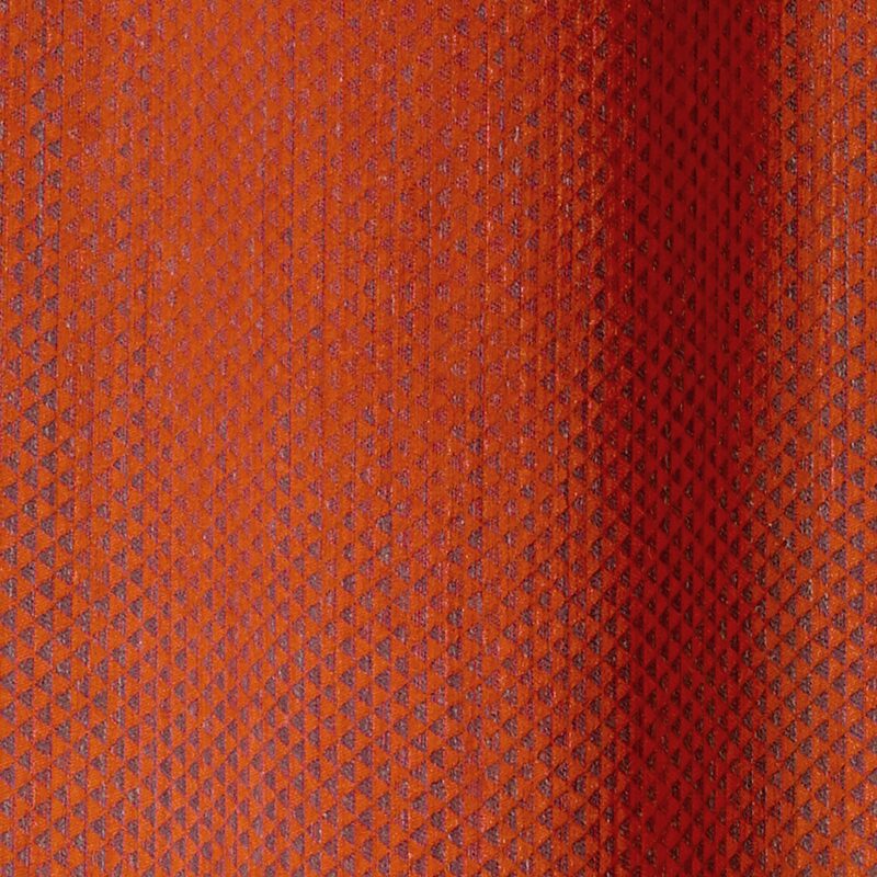 Rideau TRICTRAC coloris rouille 140 x 260 cm