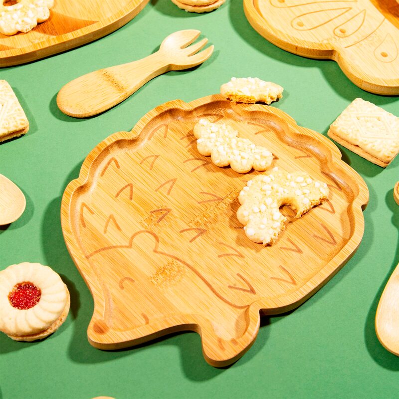 Assiette WOODLAND coloris bois clair