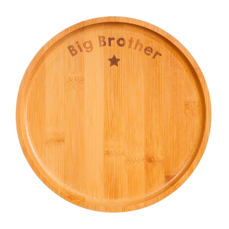 Assiette BIG BROTHER coloris bois clair