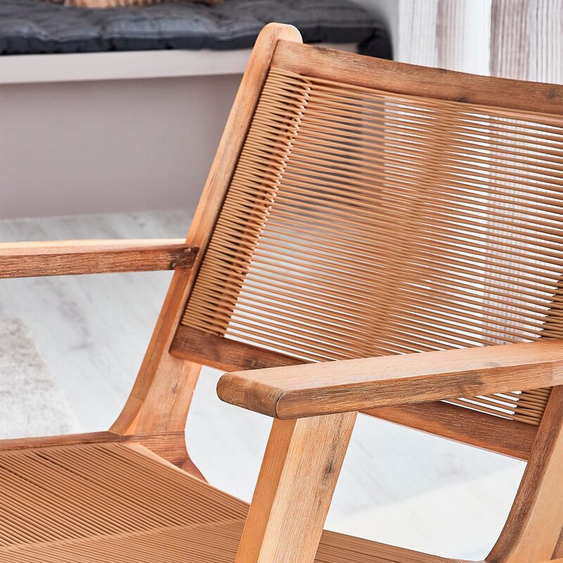 Fauteuil GERALDA coloris naturel