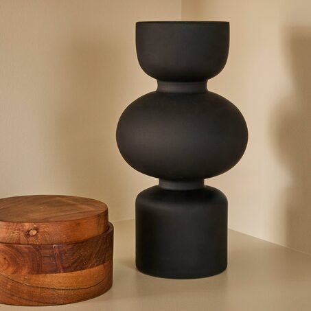 Vase EMELIA coloris noir