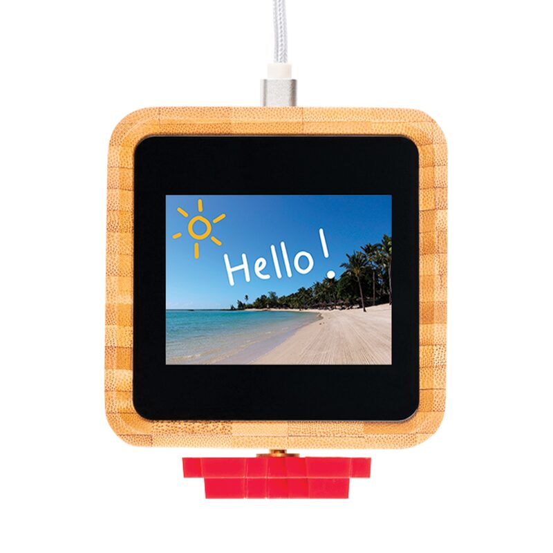 Objet connecté LOVEBOX coloris bambou