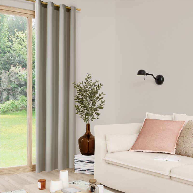 Rideau CORTINA coloris perle 140 x 260 cm