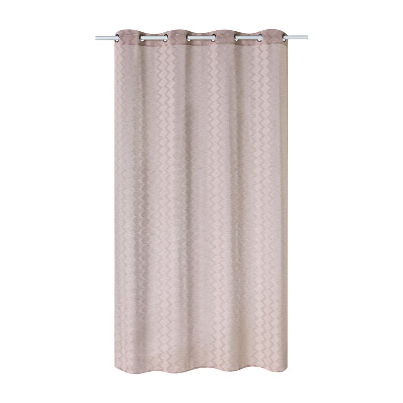 Voilage GHARDAIA coloris beige rosé 140 x 240 cm