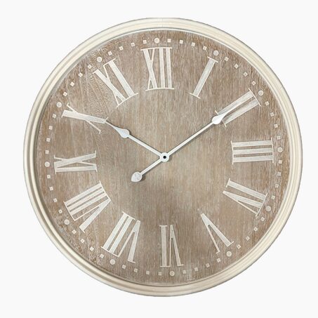 4MURS Horloge en bois CHARMILLE coloris brun
