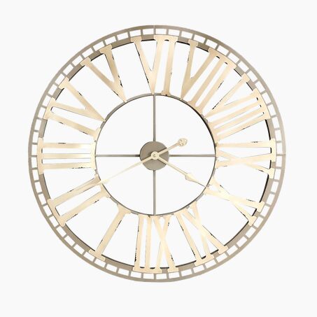 4MURS Horloge en métal NIMES coloris beige