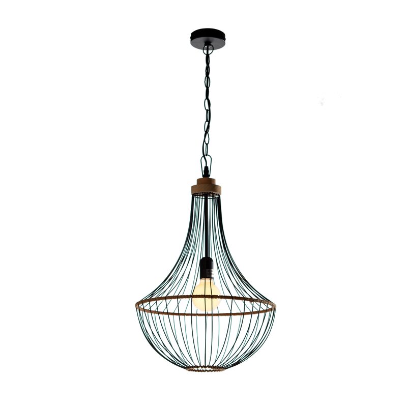 Suspension GARANCE coloris noir 50 x 35 cm