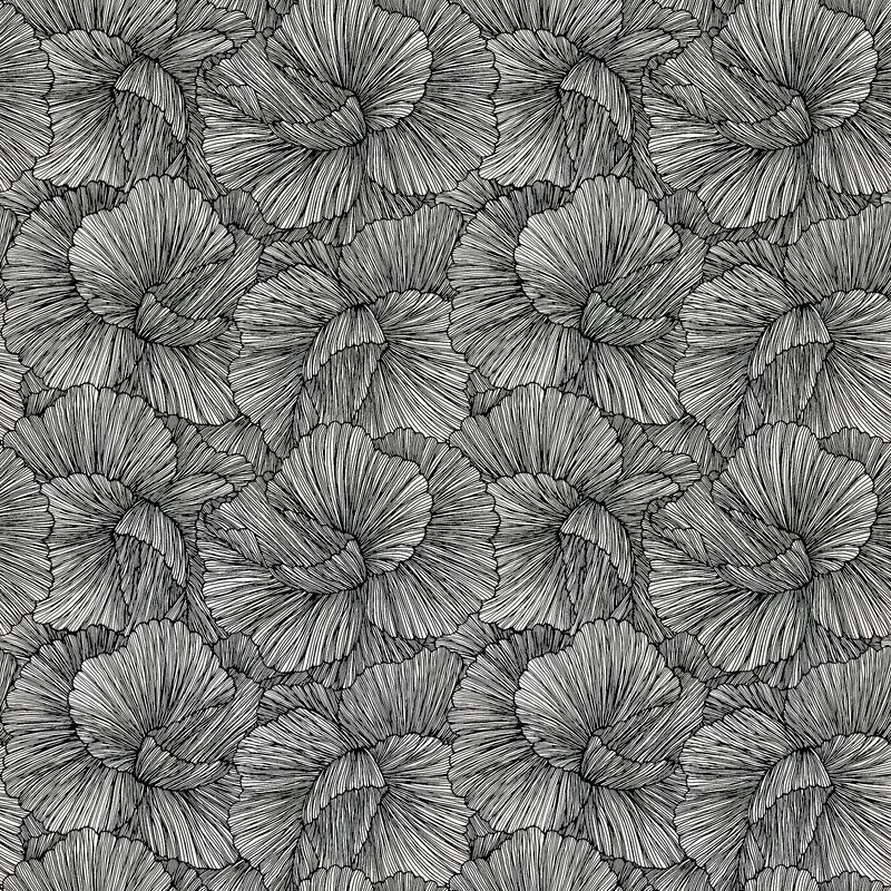Papier peint intissé AMELIA coloris noir