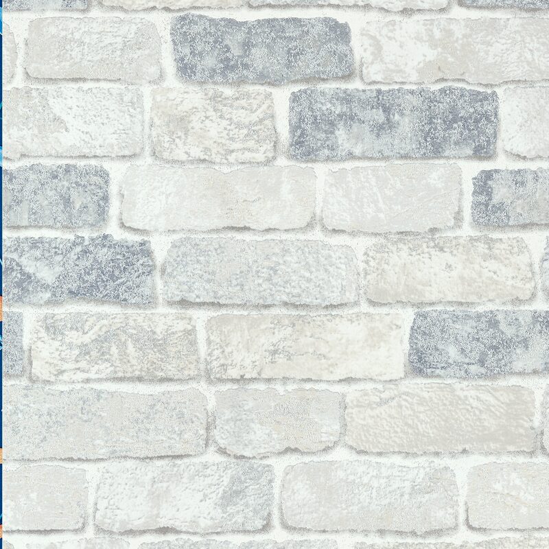 Papier peint intissé ATLANTA coloris gris perle