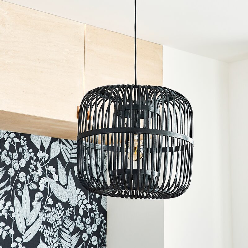 Suspension COLOMBO coloris noir 46 x 37 cm