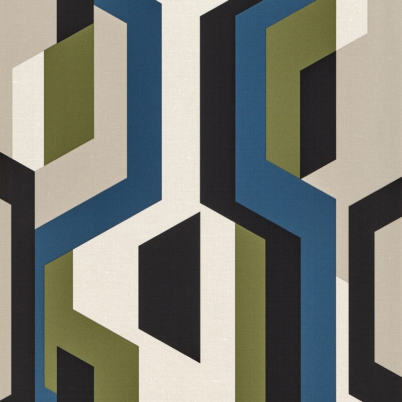 Papier peint intissé JASPER coloris multicolore