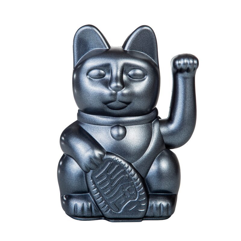 Figurine LUCKY CAT coloris galaxy