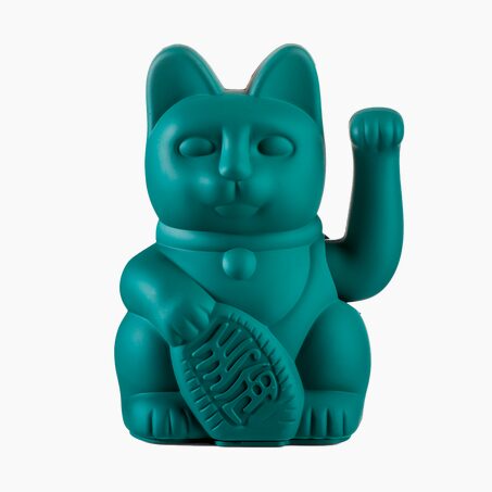 Donkey Figurine LUCKY CAT coloris deep green