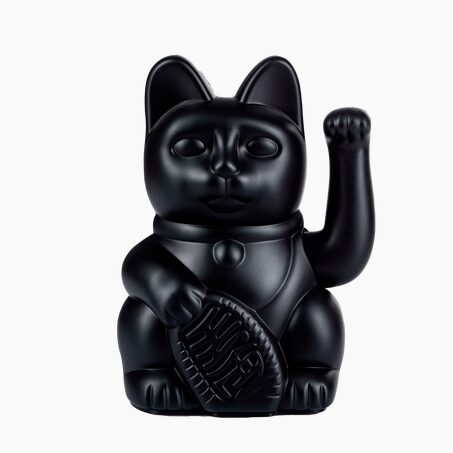 Donkey Figurine LUCKY CAT coloris noir