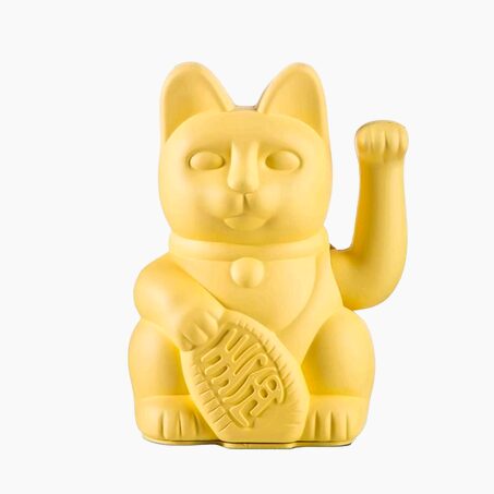 Donkey Figurine LUCKY CAT coloris yellow