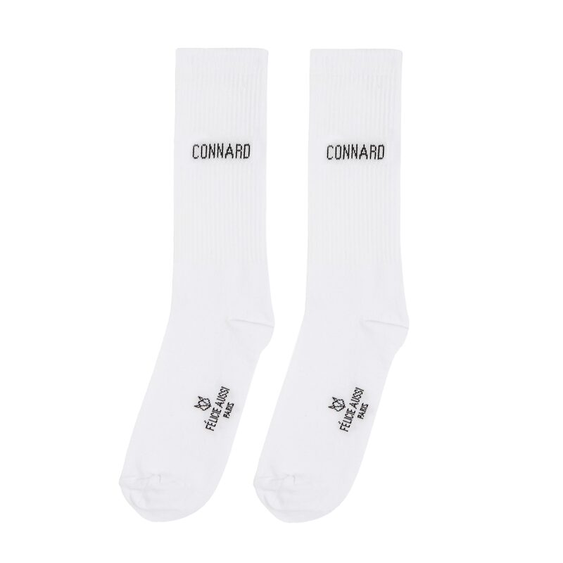 Chaussettes CONNARD HOMME 40-45 coloris blanc