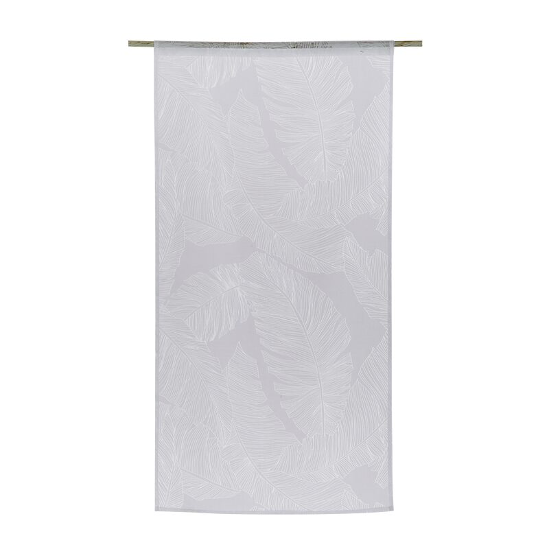 Vitrage BRAHA coloris blanc 60 x 120 cm