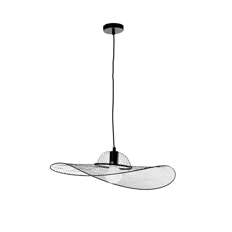 Suspension MADISON coloris noir 16 x 60 cm