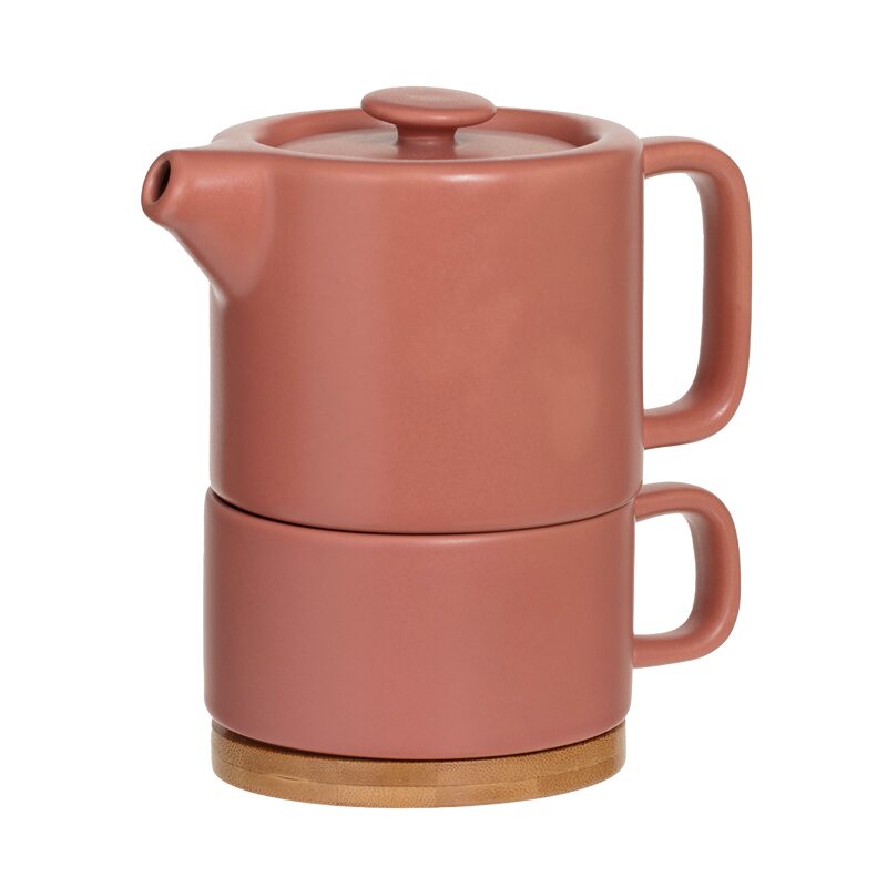 Théière JEMMAL coloris terracotta