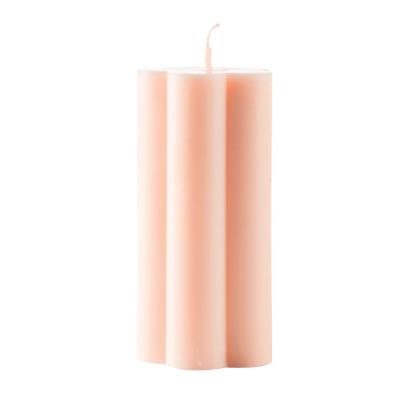 Bougie FLOWER coloris rose
