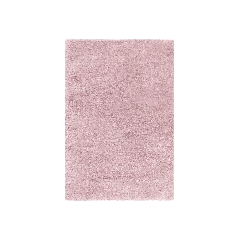 Tapis MARY coloris rose poudré 100 x 150 cm