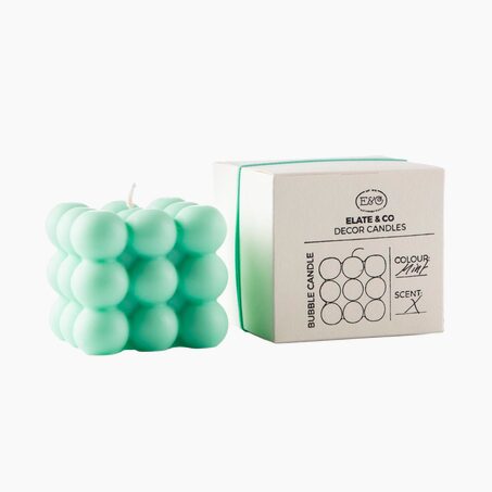 Elate & Co Bougie BUBBEL coloris vert