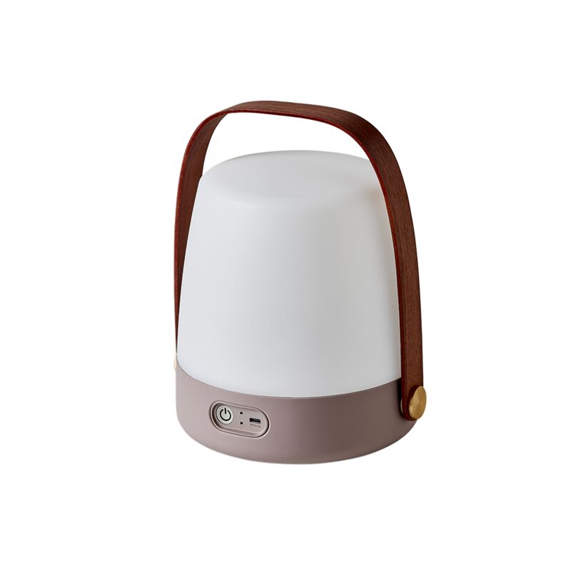Lampe à poser LITE UP coloris taupe 26 x 20 cm