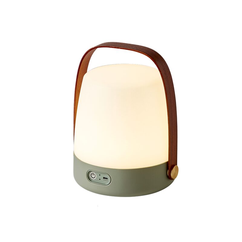 Lampe à poser LITE UP coloris vert émeraude 26 x 20 cm