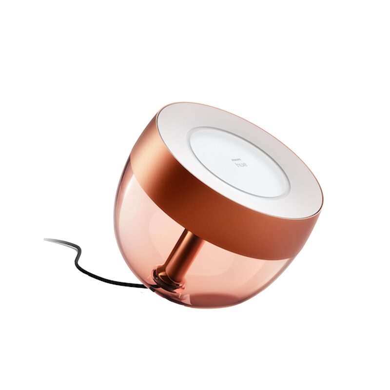 Lampes connectées IRIS HUE coloris cuivre rose