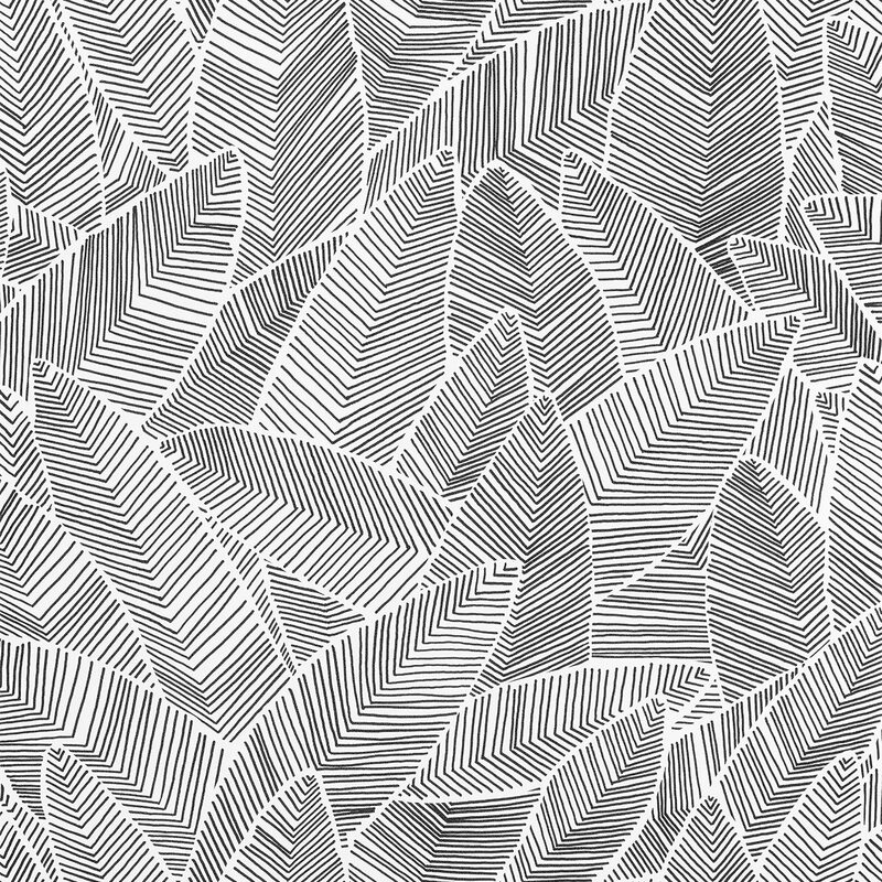 Papier peint intissé ELYN coloris noir