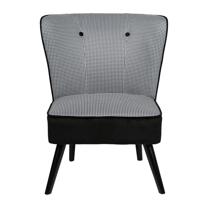 Fauteuil LOWLAND coloris noir