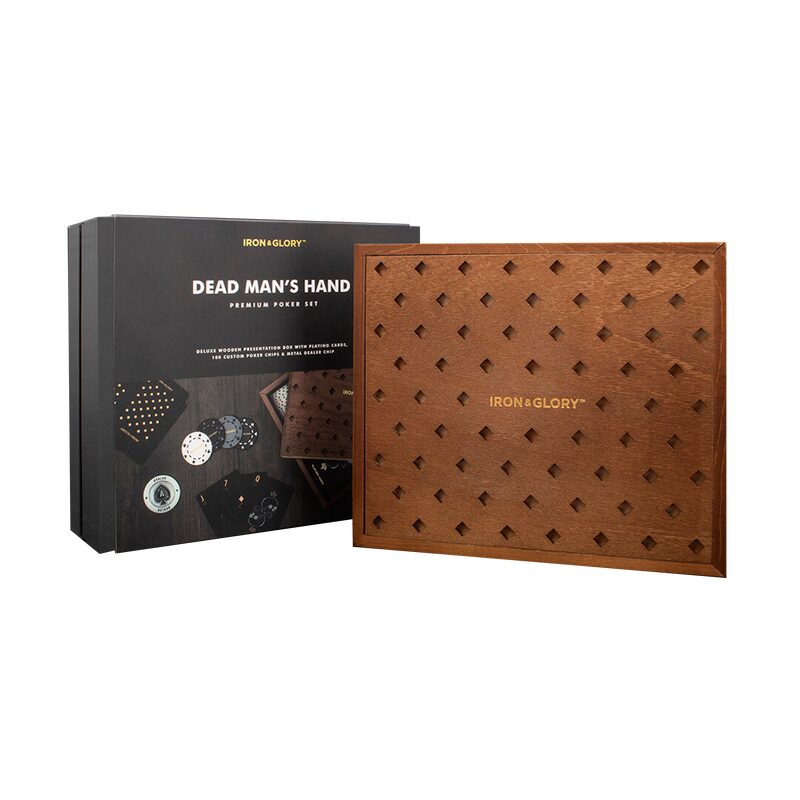 Jeu de société en bois SET DE POKER