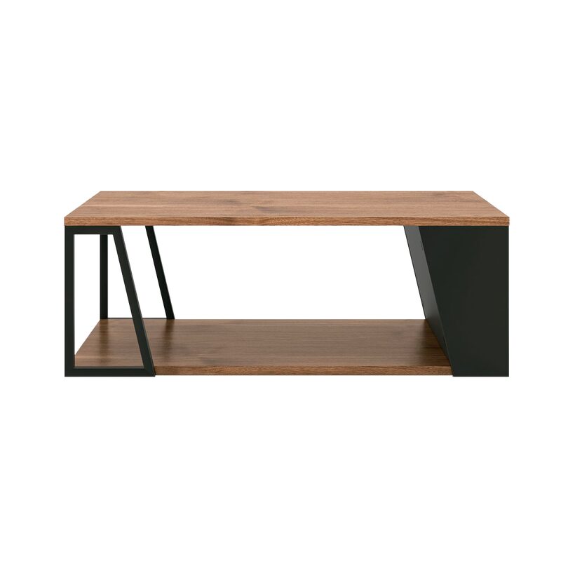 Table basse ALBI coloris noir 100 x 55 cm