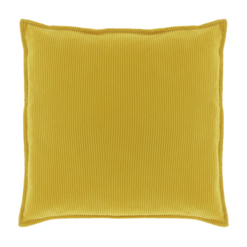 Coussin JANNA coloris jaune 45 x 45 cm