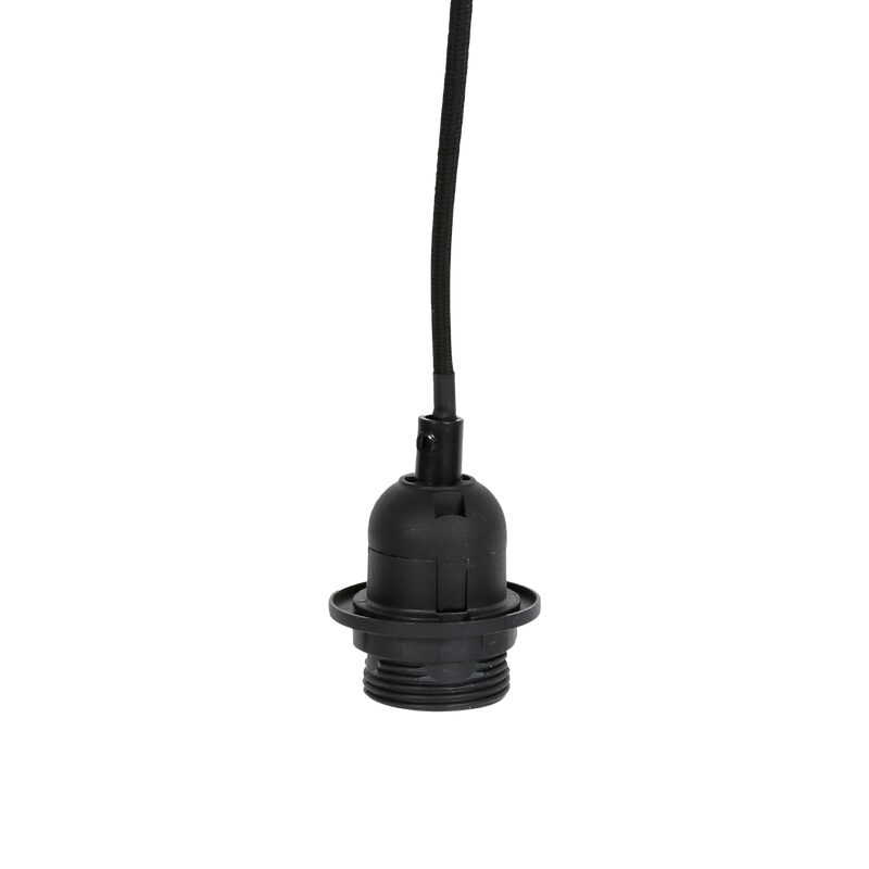 Kit suspension plafond CABLE ELECTRIQUE LAMPE PLAKA coloris noir
