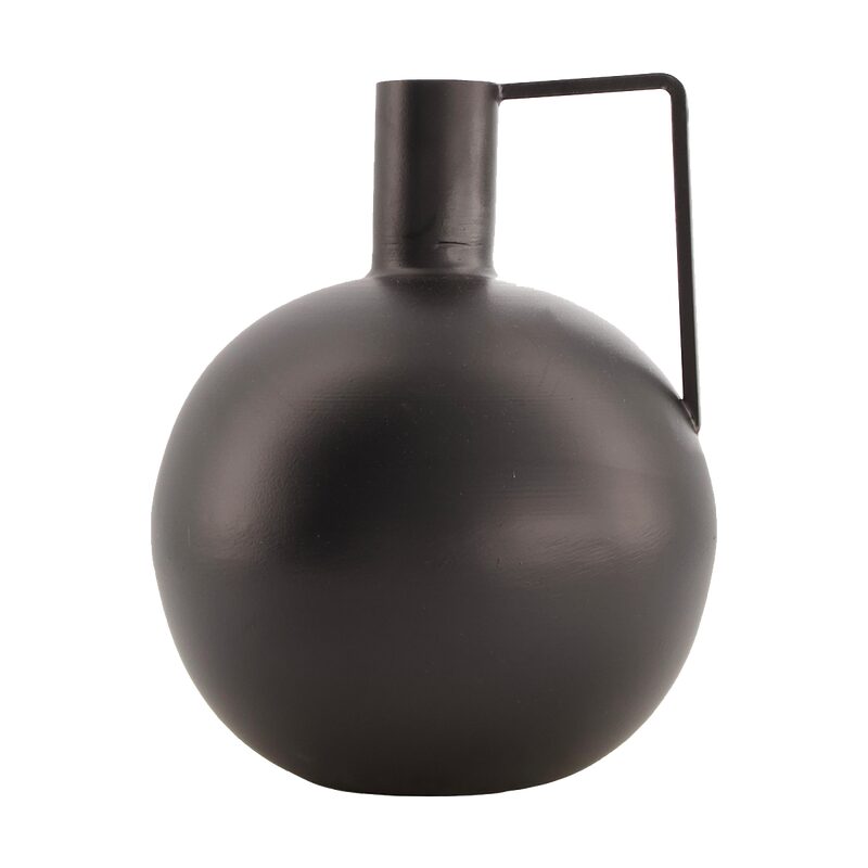 Vase LIENE coloris noir mat