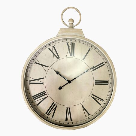 4MURS Horloge à gousset GLADYS coloris blanc cassé