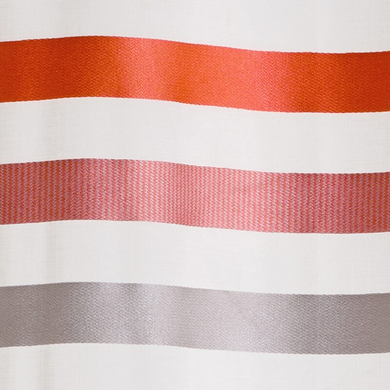 Voilage OSYA coloris rose corail 140 x 240 cm