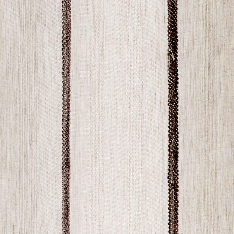 Voilage LIBECIO coloris gris perle 140 x 240 cm