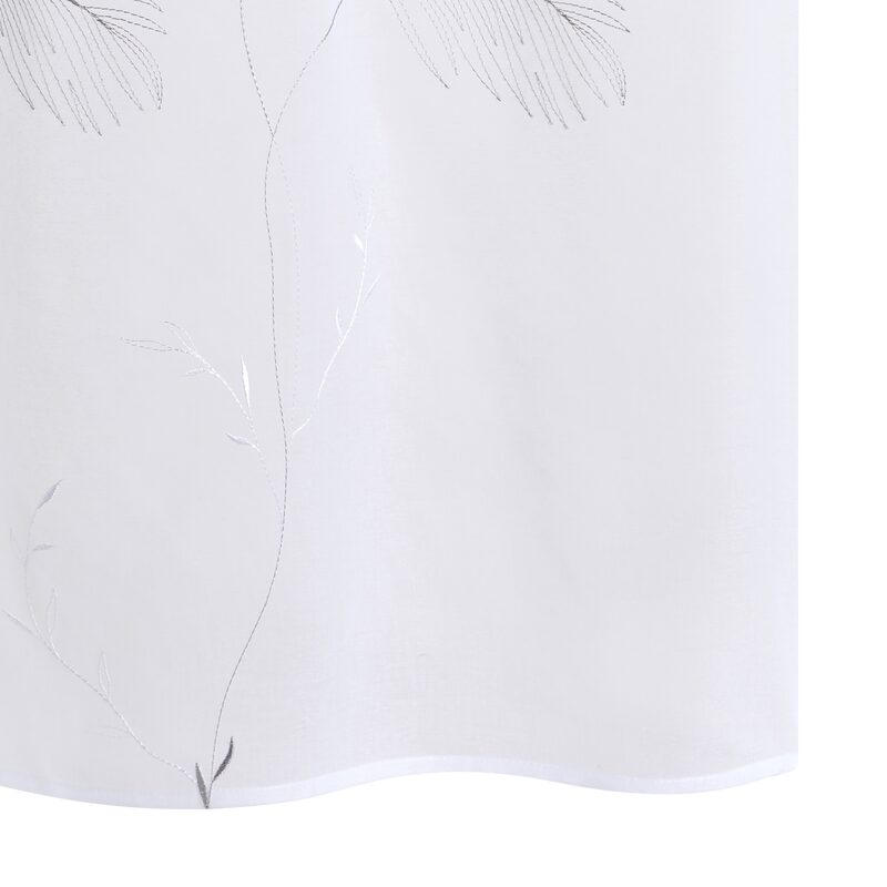 Voilage DARNIA coloris gris perle 140 x 240 cm