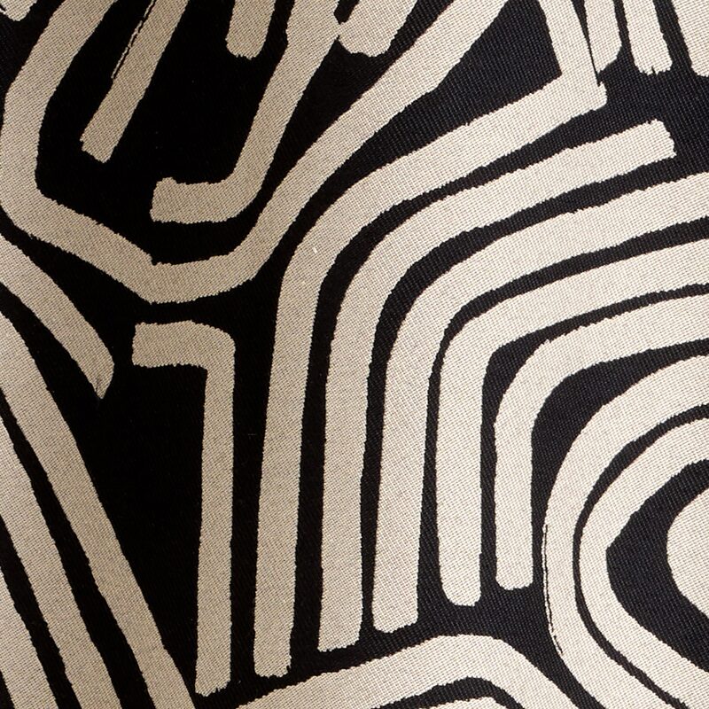 Rideau NAIROBI coloris noir 140 x 260 cm