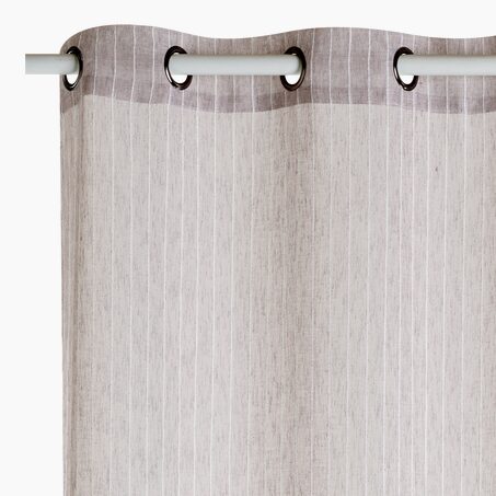 Voilage ALEXIA coloris lin 140 x 240 cm